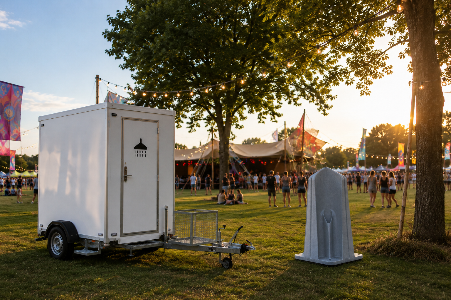 Feest met sanitaire voorzieningen van DOS Duurzaam