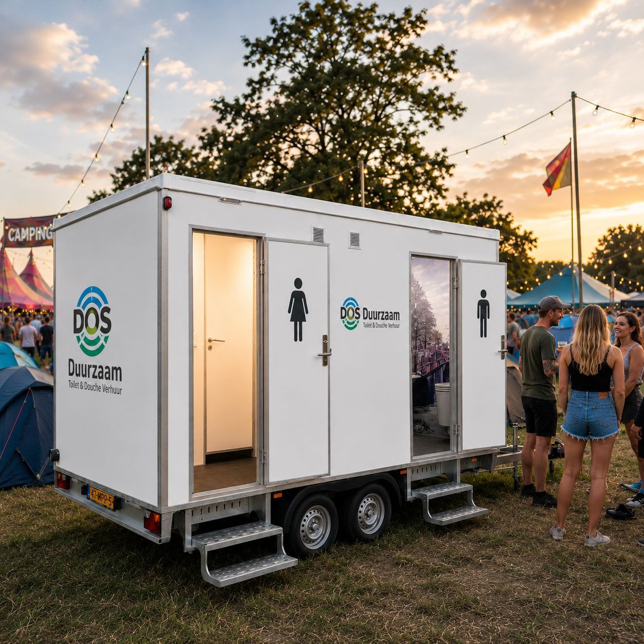 Toiletwagen van DOS Duurzaam