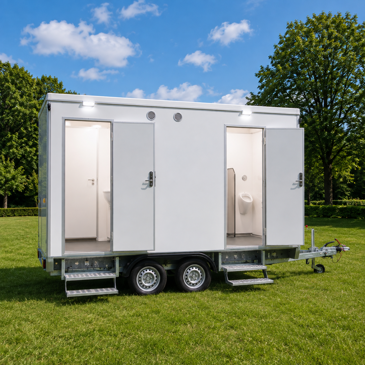 Toiletwagen configuratie 2-1-2
